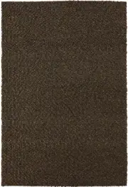 3x5 Dalyn Brown Flat Plush Casual Fluffy Solid Door Mat GR1 - Aprx 3' 6" x 5' 6"