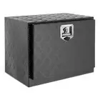61cm x 46cm x 45cm T-Bar Lock Handle Black 5 Bar Diamond Tread Aluminum Tool Box