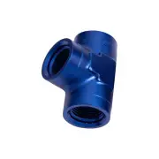 Aeroflow Brand Female Pipe Tee 1/8" Npt Blue Female 1/8" Npt Hose Fitting