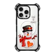 iPhone 16 Pro Bounce Case MagSafe Compatible Snowman