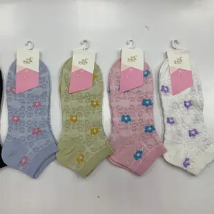 【Wonderland】花兒朵朵立體浮雕棉質短襪(5雙)