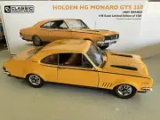 CLASSIC CARLECTABLES 1/18 HOLDEN HG MONARO GTS 350 INDY ORANGE LOW COA NEW*