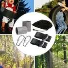 2 Pieces Tree Swing Straps with Lock Carabiners for Lawn Playground Outdoor