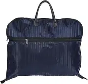 [Haofy] Waterproof Portable Clothing Hanging Clothing Protector Carrier Business Suit Storage Bags Flight Bag for the Trip (Navy Blue)