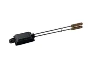 Wildtrak 38cm Jaffle Cast Iron Single w/ Wood Handle Pies/Sandwiches Press Black