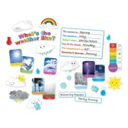 Ashley Productions Smart Poly Weather Mini Bulletin Board Set 30 Pieces