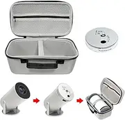 DUPULEE HY300 Projector Carrying Case, Hard Travel Bag Compatible with Magcubic HY300Pro Projector,Storage Case for HY300Plus(Only Carrying Case and Lens Protection)