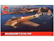 LEVEL 2 MODEL KIT MESSERSCHMITT BF110E/E-2 TROP AIRCRAFT 1/72 BY AIRFIX A03081 A