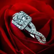 Split Shank Micropave 0.95 Carat Princess Diamond Engagement Ring VS2 D Treated