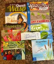 41 Paperback Books Bugs Insects Etymology Beginning And Early Readers Brand New