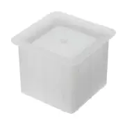 Silicone Planter Mold, Square Flower Pot Mold DIY Succulent Plants Mold, White