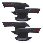 For Isuzu D-Max V-Cross Hi-Lander 2020 21 4Dr Matte Bowl Insert Handle Cover (for: Isuzu)