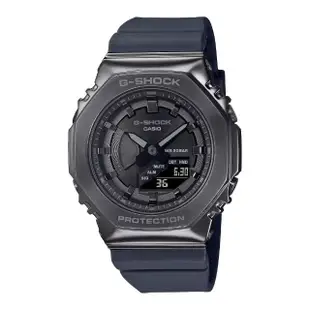 【CASIO 卡西歐】G-SHOCK 農家橡樹 八角雙顯 男女對錶 情侶對錶(GM-2100BB-1A+GM-S2100B-8A)