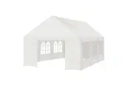 6x6m Outdoor Event Marquee Gazebo Party Wedding Tent - White