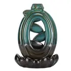 Ceramic Backflow Incense Burner Reflux Base Holder Aromatherapy Ornaments