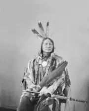 Native American Indian CHIEF RUNNING ANTELOPE Glossy 8x10 Photo Hunkpapa Print