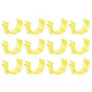 50pcs Sewing Bobbin Holder Bobbin Clips Plastic Bobbin Clamps, Yellow