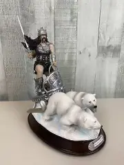 Frank Frazetta Ice Warrior Resin Statue Masterpiece Sculpture 2020 Bradford