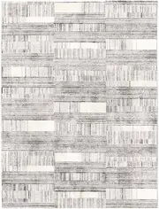 Mythos Abstract Light Grey Rug