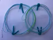 NEW 2 Wind-on leaders TUF-Line Guides Choice & 250lb Jinkai Clear Mono 6m