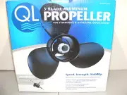 NEW QL C-SERIES 41102301 PROPELLER 11.1 X 13RH 3-BLADE (25-70HP) FITS 3 1/2" HUB