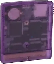 1000-in-1 Multi Video Game Cassette, Classic 64Mbit Retro Game Cassette with 8GB Flash Memory Card for Gameboy Advance SP (Purple Transparent)