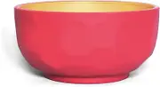Kanoryu Tones S22-38-8s Wood Grain Turtle Shell Bowl, Red, Diameter 5.7 x 2.8 inches (14.5 x 7.2 cm)