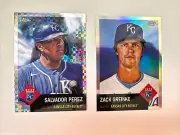2022 Topps Chrome Platinum Anniversary - X fractor Perez / Refractor Greinke Lot