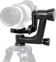 SIRUI PH-10 Gimbal Tripod Head Lightweight Professional Carbon Fiber 360 Degree Panoramic Gimbal Head with Arca-Swiss Standard 1/4" Quick Release Plate for DSLR Cameras Max Loading Up to 33 lbs/15kgs