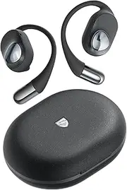 Open Ear Headphones, SoundPEATS GoFree2 Air Conduction Headphones with Hi-Res Audio LDAC Codec, Bluetooth 5.3 Wireless Earbuds, Sport Earphones with Ear Hooks, 16.2mm Driver, 35H for Workout (Black)