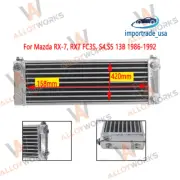 For 1986-1992 87 88 89 1990 Mazda RX-7 RX7 FC3S S5 S4 13B AU Aluminum Oil Cooler