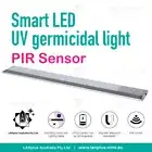 Under Closet UV Germidical LED Light PIR Motion Sensor Cupboard Night Lamp Strip