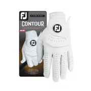 Men's Contour FLX Prior Generation Golf Glove, Pearl, Cadet Medium, Worn on L...
