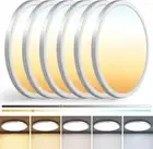 6Pack 13 Inch Ceiling Light Fixture, 3000K/3500K/4000K/5000K/6500K Adjustable LE