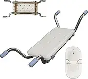 Shower Chair for Inside Tub, Adjustable Shower Chair 150kg Load Non-Slip Bath Stool for Elderly/Disabled (Tub Use)