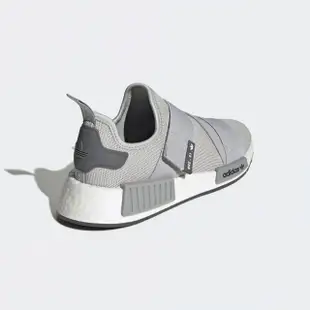 【adidas 愛迪達】運動鞋 慢跑鞋 休閒鞋 女鞋 灰 NMD_R1 W strap(GW9470)