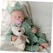 Lifelike Reborn Baby Dolls, 18 Inch Real Life Soft Body Sleeping Newborn