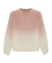 Fabiana Filippi Gradient Effect Knitted Jumper IT40,IT42 Nude