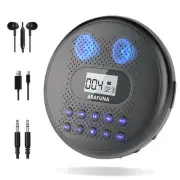 ARAFUNA Portable CD Player with Dual Stereo Speakers, Rechargeable CD Player ...