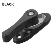 Sliding Door Buckle with Hook Strong and Secure Hold Child Safety Lock Gray