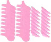 1 Set Eyelash Silicone Gasket Eyelash Brush Plastic Triple