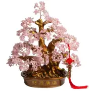 Natural Rose Quartz Tree Large,18" Chakra Crystal Tree(1,300 Gemstone Count) ...