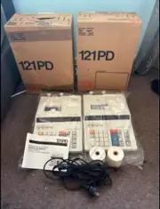 Adler 121PD Vintage Electronic Printing Calculator Adding Machine From The 1980s