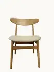 Solid American White Oak Dining Chair, Hand-Polished, High-Quality *2
