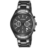 在飛比找PChome24h購物優惠-【LICORNE力抗錶】撼動系列 經典工藝三眼手錶 (黑/白