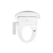 BID-018D Electric Bidet Toilet Seat Elongated| Adjustable Warm Water, Warm Ai...