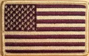 USA Purple Flag 3 X 2 Iron-On Patch American United States EMBLEM #10