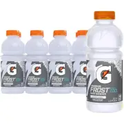 Gatorade Thirst Quencher Sports Drink, Frost Glacier Cherry, 20oz Bottles,8 PaK