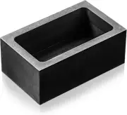 2 Kg Graphite Ingot Mold Crucible Casting Mould Silver Gold Ingot Mould for Gold