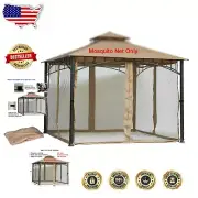 Lightweight Polyester Mosquito Netting for 10' x 10' Gazebos - Bug Protection